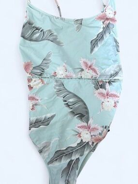 Rhythm Mint and White Swimsuit Top